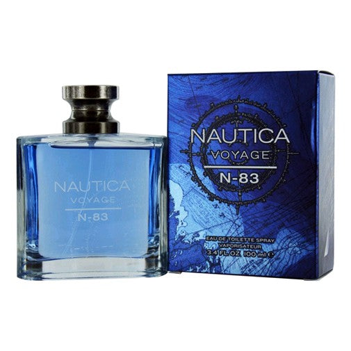 Bottle of Nautica Voyage N-83 by Nautica, 3.4 oz Eau De Toilette Spray for Men